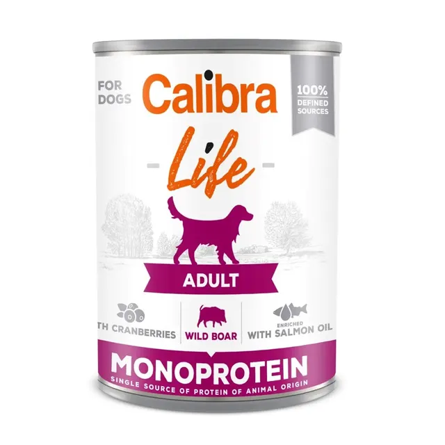 CALIBRA DOG life adult wild boar with cranber 400g