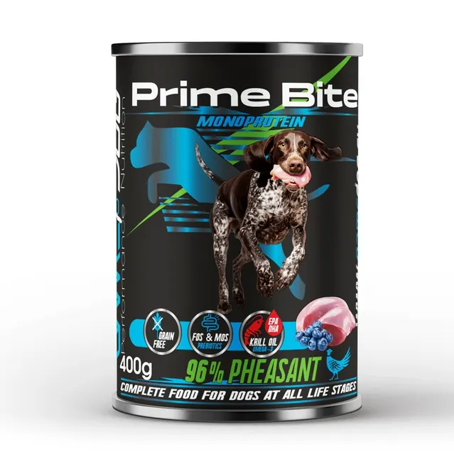 GAME DOG Prime Bite bażant jagoda monoproteinowa 400g