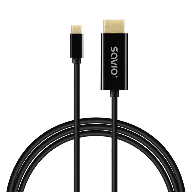 SAVIO KABEL USB-C DO HDMI 30HZ 2M PLASTIK CL-191