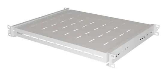 LANBERG WYSUWANA PÓŁKA DO SZAF RACK 19 350MM SZARA (1U/445X350MM UDŹWIG DO 35KG MONTAŻ 4PUNKTOWY)