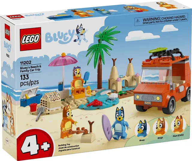 LEGO Blue 11202 - Blue i rodzinna wycieczka samochodem