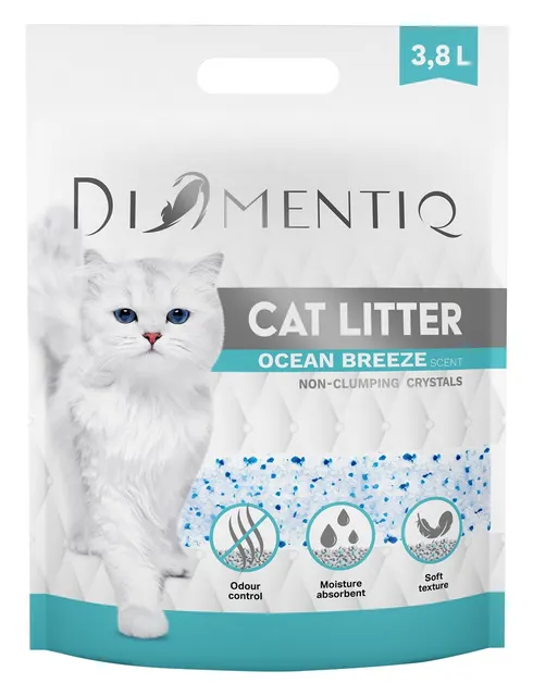 DIAMENTIQ Ocean Breeze - żwirek niezbrylający - 3 8 l