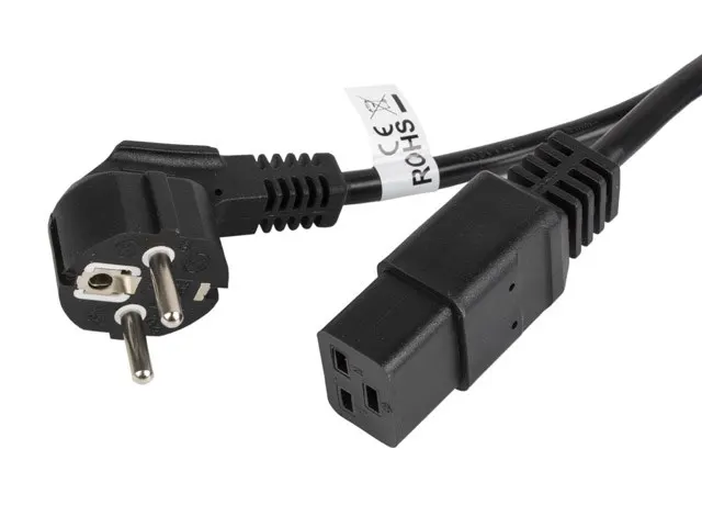 LANBERG KABEL ZASILAJĄCY DO SERWERA CEE 7/7 -> C19 16A 1.8M