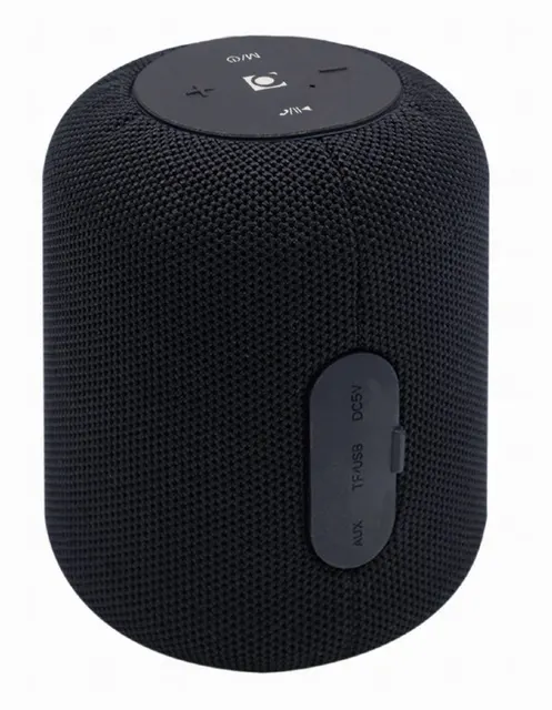 GEMBIRD PRZENOŚNY GŁOŚNIK BLUETOOTH SPK-BT-15-BK RMS 5W WBUDOWANY MIKROFON KOLOR CZARNY USB AUX MICROSD