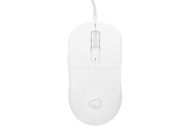 Mysz dla graczy Fury Tanto T4 12000DPI RGB biała gamingowa przewodowa