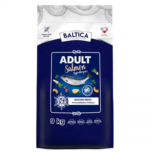 BALTICA EXCELLENT Adult Salmon Hypoallergenic M 9kg