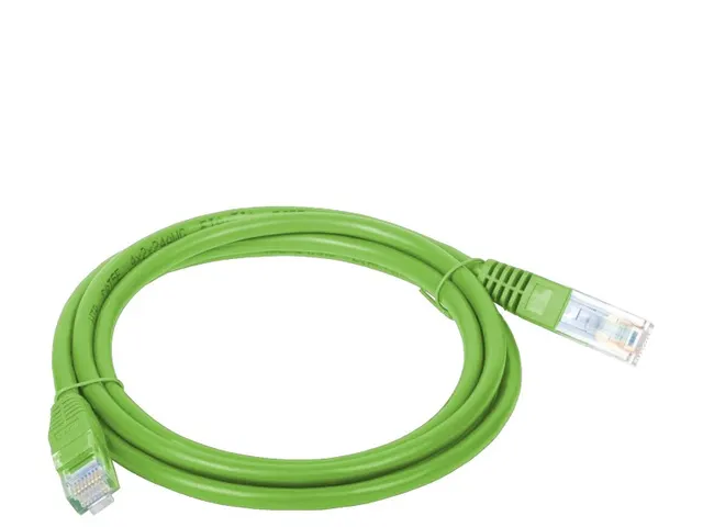 Patchcord UTP A-LAN KKU5ZIE0.5 (RJ45 - RJ45 ; 0 50m; UTP; kat. 5e; kolor zielony)