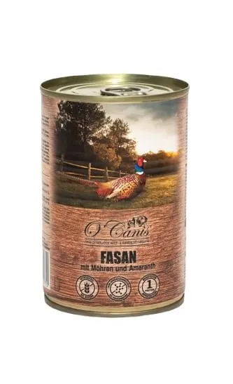 O'CANIS Bażant z marchewką - mokra karma dla psa - 400 g