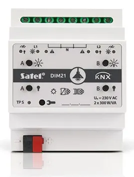 SATEL KNX 2-kanałowy aktor ściemniający KNX-DIM21
