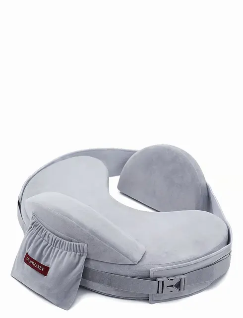 Momcozy ekskluzywna poduszka do karmienia z pianki memory szara