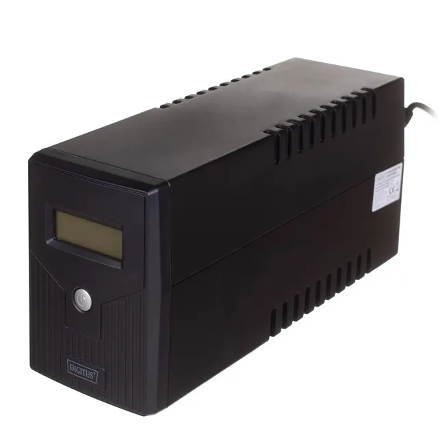 DIGITUS UPS LINE-INERACTIVE LCD BASIC ZASILACZ AWARYJNY 600VA/360W DN-170063-LCD-B
