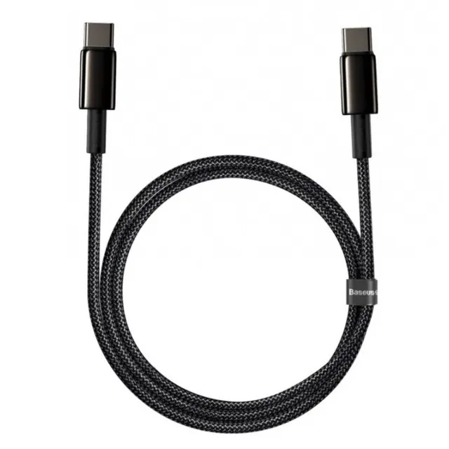 Kabel Baseus CATWJ-01 USB-C - USB-C PD QC 100W 5A 1m - czarny