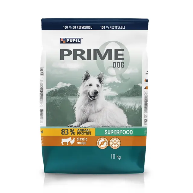 PUPIL Prime bogata w drób z wołowiną dla psa 10 kg
