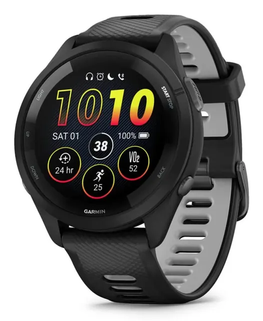 Zegarek sportowy Garmin Forerunner 265 AMOLED 46mm Czarny