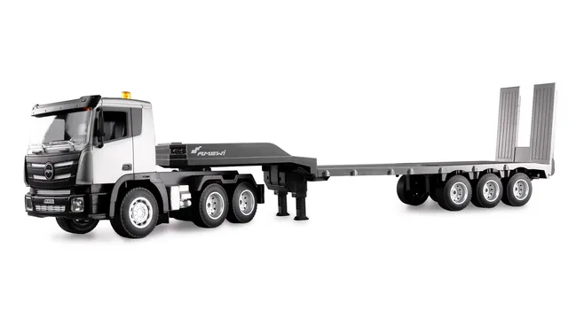 Amewi RC Plac budowy G836E Ciągnik z naczepą niskopodwoziową 1:24 RTR