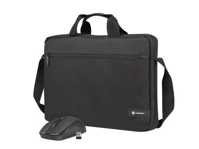NATEC TORBA DO LAPTOPA WALLAROO 2 15.6 Z MYSZKĄ BEZPRZEWODOWĄ NTO-2051