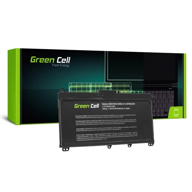 GREEN CELL BATERIA HP145 TF03XL DO HP PAVILION 14 15 15T 15Z 17 17Z 3400MAH 11 55V