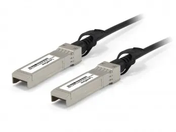 LevelOne DAC-0103 kabel InfiniBand / światłowodowy 3 m SFP+ Czarny Stal nierdzewna