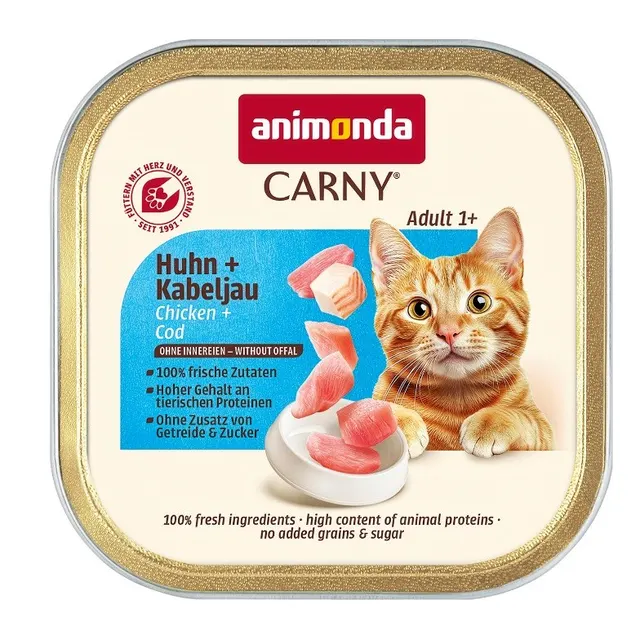 ANIMONDA CARNY karma dla kota kurczak dorsz 85g