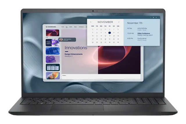 Dell Pro 15 Essential PV15250 Core 3 100U 15.6 FHD 120Hz 250nits AG 8GB DDR5 4400 SSD512 Intel UHD Graphics FgrPr WLAN+BT BcklKb W11Pro + Dell mysz MS116 Czarna3Y Pro Support Carbon Black