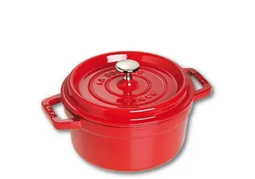 Garnek żeliwny okrągły STAUB Cocotte 22cm 2 6L czerwony40509-825-0