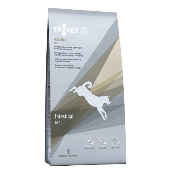TROVET Hypoallergenic Intestinal DPD z kaczką - sucha karma dla psa - 3 kg