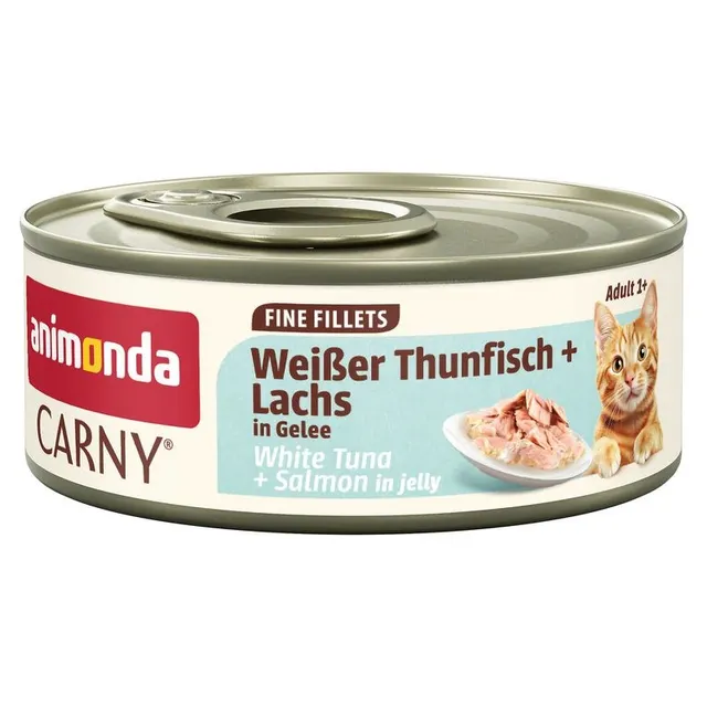 ANIMONDA Carny Fine Fillets in Jelly - White tuna + salmon 60g