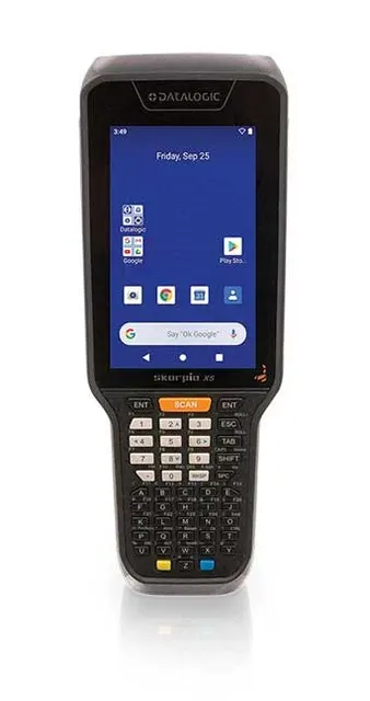 Datalogic Skorpio X5 - Terminal akwizycji danych - wytrzymały - Android 10 - 32GB - 10 9 cm (4 3 ) Kolorowy TFT (800 x 480) - Kamera tylna - Czytnik kodów kreskowych - (imager 2D) - Host USB - Gniazdo microSD - Wi-Fi NFC Bluetooth