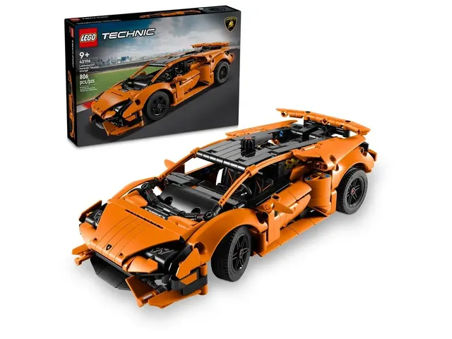 LEGO Technic 42196 - Pomarańczowe Lamborghini Huracán Tecnica