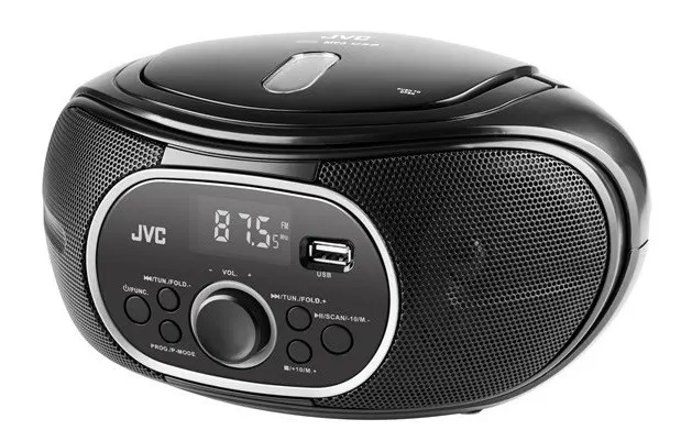 Radioodtwarzacz CD JVC RD-E221B USB FM Czarny