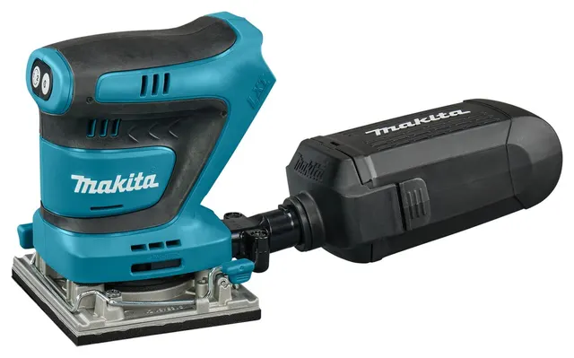 Makita DBO484Z przenośna szlifierka Losowa szlifierka oscylacyjna 14000 OPM Czarny Niebieski