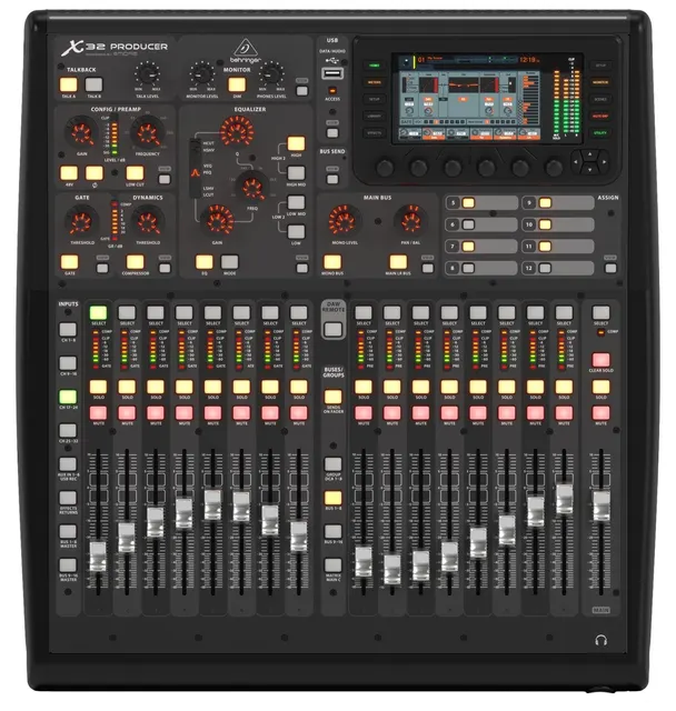 Behringer X32 Producer mikser audio 40 kan. 10 - 22000 Hz Czarny