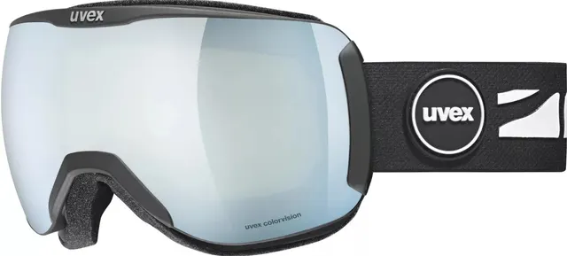 Uvex Downhill 2100 CV gogle do sportów zimowych Czarny Unisex Biały Soczewka sferyczna