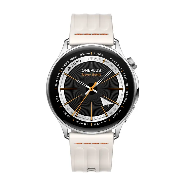 Smartwatch OnePlus Watch Lite AMOLED 45mm Srebrny