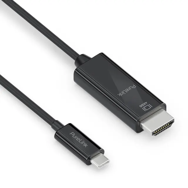 PureLink IS2201-010 adapter kablowy 1 m USB Type-C HDMI Czarny