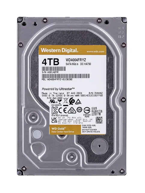 Dysk serwerowy HDD WD Gold DC HA750 WD4004FRYZ (4 TB; 3.5 ; SATA)