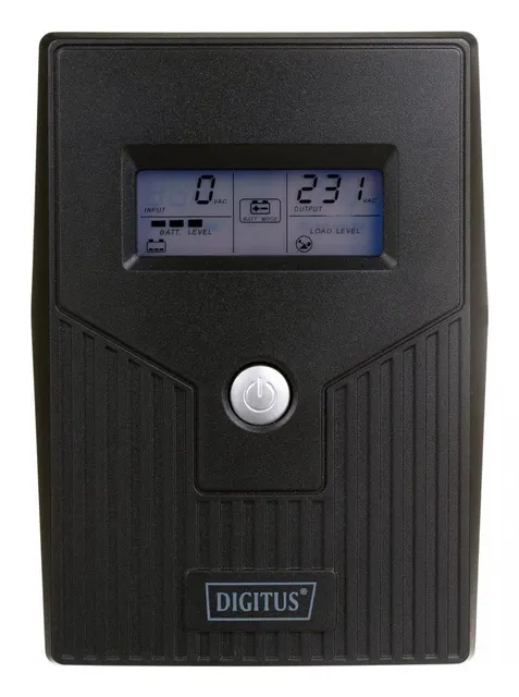 Digitus DN-170064-LCD zasilacz UPS Technologia line-interactive 0 8 kVA 480 W 2 x gniazdo sieciowe