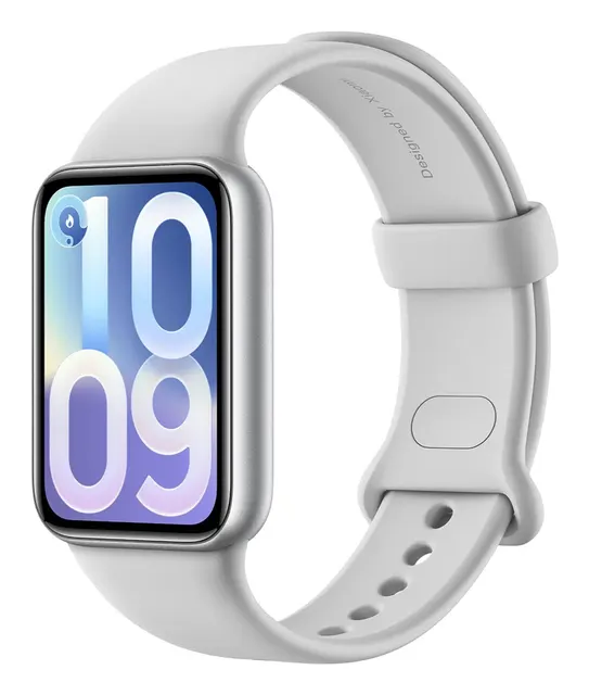 Opaska sportowa Smart Band 10 Pro srebrna