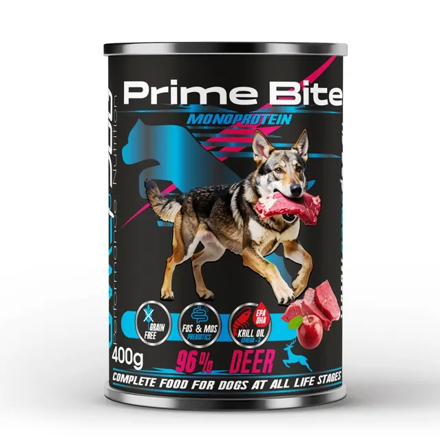 GAME DOG Prime Bite jeleń jabłko monoproteinowa 400g