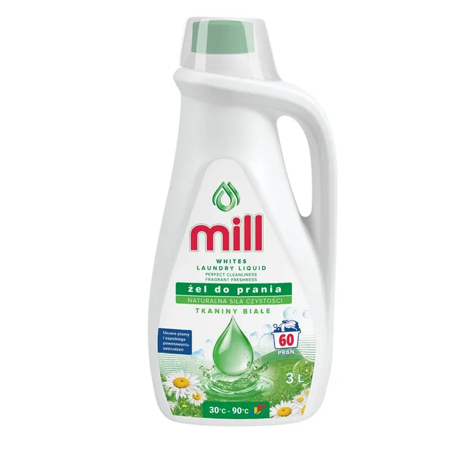 MILL Żel do prania tkanin UNIWERSALNY 3l 60 prań