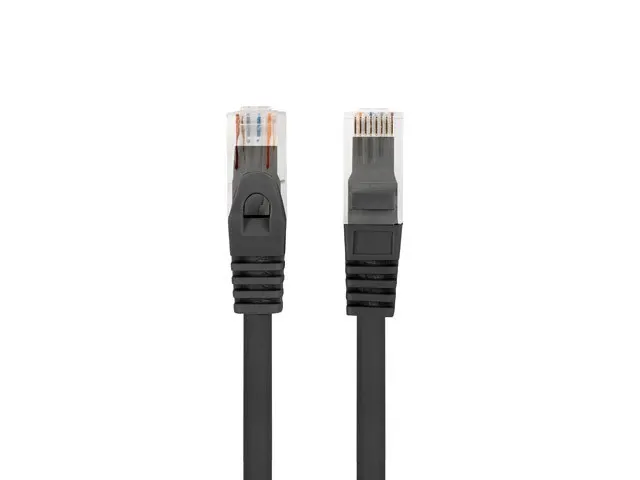 LANBERG PATCHCORD KAT.6 UTP LSZH CU 0.25M CZARNY FLUKE PASSED