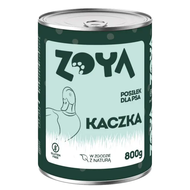 ZOYA Kaczka – puszka - Karma mokra dla psów - 800g