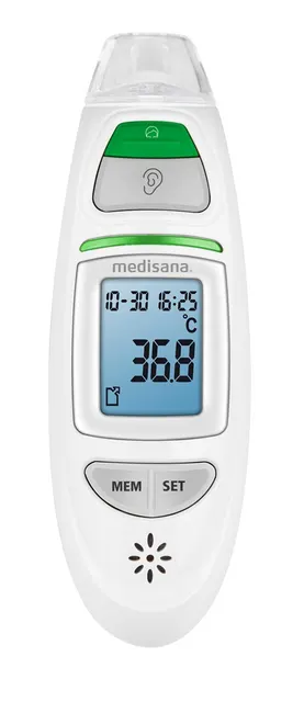 Termometr wielofunkcyjny Infrared Medisana TM 750 jednostki miary °C °F, pamięć do 30 pomiarów