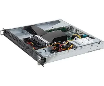 Platforma ASRock Rack (1U) AMD Ryzen (Int. drive bays 2xGbE 2x10GbE Fixed PSU IPMI)