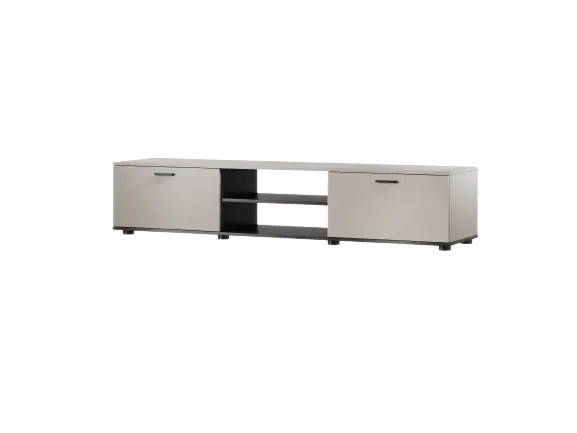 Szafka RTV SOHO 180x43x37 kaszmir+czarny
