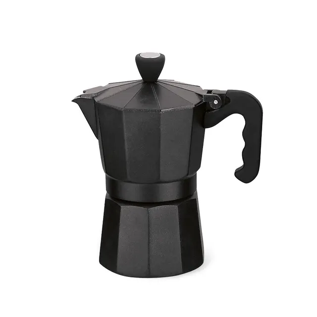 Kawiarka aluminiowa (3 filiżanki; 150 ml) MR-1666-3-BLACK MAESTRO