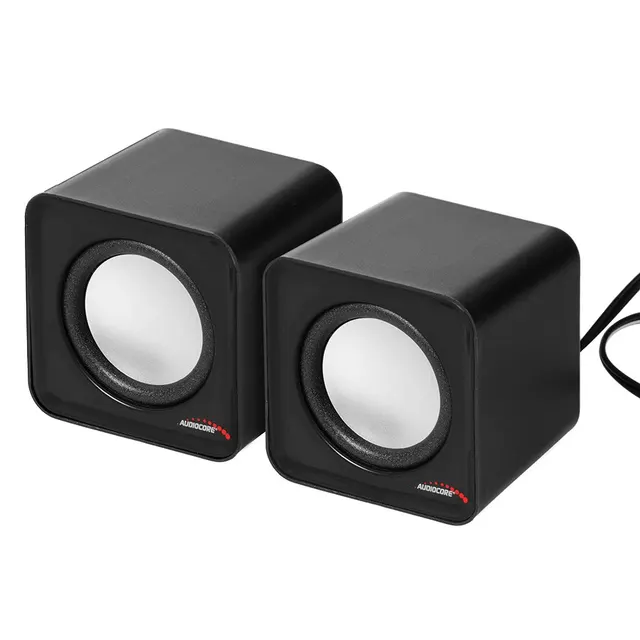 Zestaw głośników komputerowe AUDIOCORE AC870B (2.0; kolor czarny)