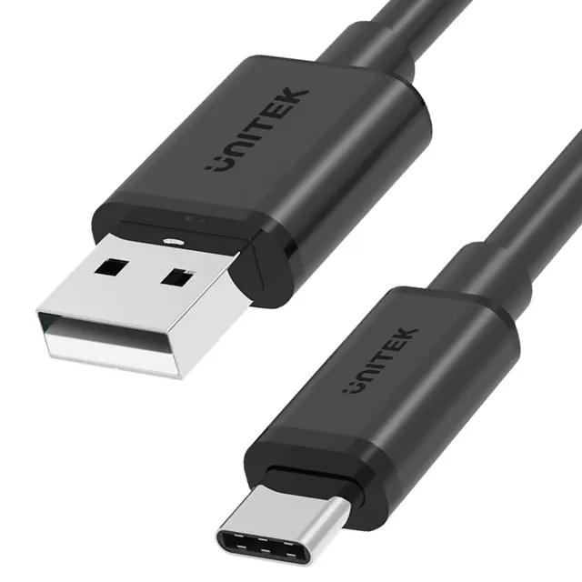UNITEK KABEL USB USB-A — USB-C 50CM Y-C481BK