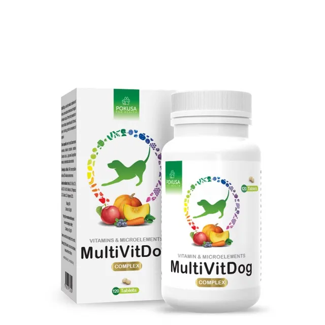 Pokusa Green Line MultiVit Dog 120tab