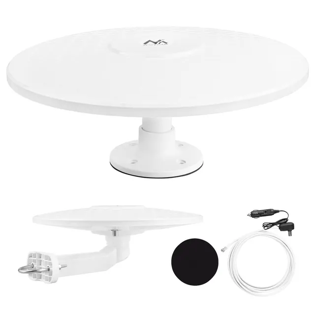 MACLEAN ANTENA WIELOKIERUNKOWADVB-T/T2 HEVC AKTYWNA CAMPER 12V MCTV-103